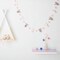 Easter Felt Garland – Wool Rabbit & Pom Pom Bunny Ball Banner for Holiday, Baby Shower, Nursery & Wall Hanging Decor (White/Pink/Grey)